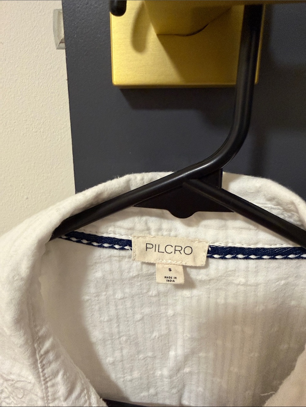 Pilcro White Sleeveless Lace-Trim Peplum Camisole - Picture 3 of 5
